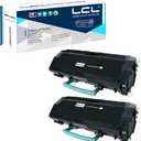 LCL X264 Black High Yield Toner Cartridge Replacement for Lexmark X264A11G X264H11G 9000 Pages for X364 X364dn X364dw X264dn X363 X363dn Printers (2-Pack)
