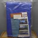 Tarp Cover Blue, 2-Pack Heavy Duty Waterproof, Great for Tarpaulin Canopy Tent, Boat, RV Or Pool Cover!!! (10X12, Heavy Duty)