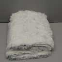 Soft Shag Runner Rug 2x6 for Bedroom, Fluffy Plush Throw Area Rug Non Slip for Bedside Dorm Hallways, Washable Long Runners for Couch Closet Nursery Living Room, Cream White