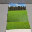 codree 4 Pcs Jungle Style Diorama Box and Fake Grass Decor, Rainforest Diorama Supplies Project Box Set, Cardboard Diorama Kit & Artificial Grass with Double Sided Tapes for DIY Crafts Toys Dollhouse