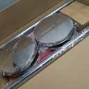 4Pcs Sliver Stanchion Post Queue Velvet Ropes and Posts with Soild Base and 3pcs 5 Ft Red Velvet Ropes Carpet Ropes Posts Stanchion Set Crowd Control Barriers for Party Supplies