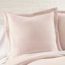 Levtex Home - 100% Linen - Euro Sham - Washed Linen - Blush - Sham Size (26x26in.), No Insert