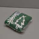 Merry Christmas Tufted Indoor Doormat Washable, Cute Green Modern Christmas Tree Bathroom Rugs Non Slip, Festive Xmas Holiday Winter 2x3 Throw Area Rugs for Kitchen Entryway