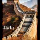 Picrit 11x17 Picture Frame, Photo Frame for Wall Mounting Display, Black