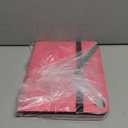 JETech Case for iPad (A16) 11th/10th Generation (2025/2022), PU Leather Business Folio Protective Tablet Cover with Pencil Holder & Pocket, Multi-Angle Viewing (Pink)