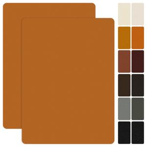 2PCS Leather Repair Patches, 8 * 11 Inch Self-Adhesive Leather Patch for Couch, Furniture, Car Seats(Camel) 2PCS Leather Repair Patches, 8 * 11 Inch Self-Adhesive Leather Patch for Couch, Furniture, Car Seats(Camel)