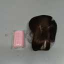 Hair Toppers for Women Clip in Bangs Real Human Hair,30g Dark Brown Topper for Women 150% Density Silk Base Clip in Pieces Straight Hair for Thin Hair Daily Use