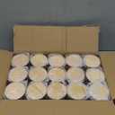 8 OZ Thick Candle Jars for Making Candles 15 Pcs, Clear Empty Jars with Wood Lids for Candle Making, Sample Container
