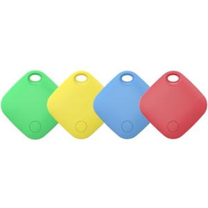 Air Tracker Tag 4 Pack Bluetooth Luggage Tracker tag Locator Works with Apple Find My,Smart Tracker for Suitcase, Bag, Backpack, Wallet,Replaceable Battery Smart tag Item Finder