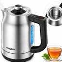 Electric Kettle 1.7L with Temperature Control, 13 Preset Settings, 1500W Fast Boil Electric Tea Kettle, LED Display, 2-Hour Keep Warm, Stainless Steel Interior, Auto Shut-Off & Boil-Dry Protection