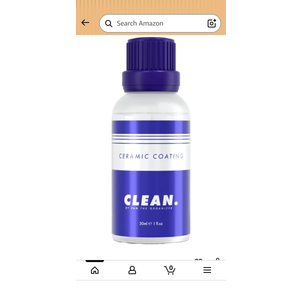 CLEAN. Ceramic Coating 8-Year – Ultra Premium Long-Term Car Protection, Extreme Hydrophobic, UV & Chemical Resistant, High Gloss Finish for Paint, Glass, Wheels, Trim, 30ml Covers 2 Cars