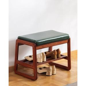 2-Tier Solid Wood Shoe Rack Bench for Entryway, Green, 21.65inches
400lb Weight Capacity, High Elasticity Sponge Cushion, Sturdy and Durable, Ideal for Entry, Hallway, Closet, Bedroom
