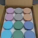 DRKIO 12 Pack Glass Baby Food Storage Containers - 4 Oz Baby Food Jars with Lids Baby Food Maker Microwave Dishwasher Freezer Safe 100% Leak Proof BPA Free Reusable