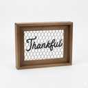 Thankful Sign, Farmhouse Thanksgiving Sign, Fall Home Decor Sign, Housewarming Gift Plaque Wooden Sign, Farmhouse Decor Plaque Wooden Sign, Home decor Fall Sign, Thankful Plaque Wooden Sign 8.7"x 10"