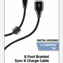 Zgear 6 Foot Braided Sync & Charge Cable