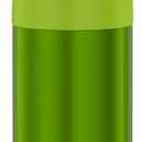 THERMOS FUNTAINER Water Bottle with Straw - 12 Ounce - Kids Stainless Steel Vacuum Insulated Water Bottle with Lid, Lime, 3 Piece