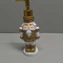 Avanti Linens - Soap Dispenser/Lotion Pump, Countertop Accessories, Christmas Inspired Bathroom Decor (Holiday Collection, Gold Nutcracker) (Multicolor)