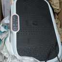 Lifepro Waver Vibration Plate Exercise Machine for Lymphatic Drainage, Muscle Activation, Full-Body Workout Vibrating Platform with Loop Bands, Fitness Equipment for Strength Toning & Fat Loss (White)