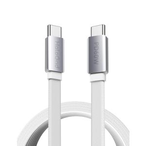 USB C to USB C Cable, Ultra-Thin Type C 60W Fast Charging Cord, 4 FT Braided USBC Data Cable for iPhone 17/17 Pro Max/Air/16 Series/15/15 Plus/15 Pro Max, MacBook, iPad, Samsung S25/S24/23
