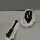 American Flag Metal Trailer Hitch Cover for 2 inch Receivers（with 5/8-Inch Pin Diameter Trailer Hitch Lock ） (Black)