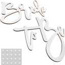 Biaungdo Bride to Be Sign, Wooden Bridal Shower Sign, White Bride to Be Signs Letters for Balloon Arch Photo Props Wedding Engagement Bachelorette Party Backdrop Decorations