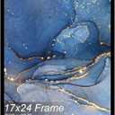 Fxojyvo 17x24 Picture Frame, Black Frame for 17 x 24 Inch Picture Poster Photo, Light Weight and High Transparent 17 by 24 Frame for Wall - 1 Pack/Black/17 x24 (Frame Warped)