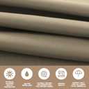 10ft Patio Umbrella Replacement Canopy for 8 ribs, Fits Hanging Offset Cantilever Market Outdoor Patio ShadesCanopy Only (Khaki)