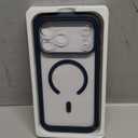 Miracase for iPhone 17 Pro Max Case 6.9" Full-Body Phone Case with Built-in Glass Screen Protector& Full Camera Protector,[Magnetic with MagSafe] Drop Proof 17 ProMax Cover, Blue