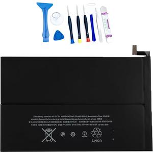 A1512 A1489 Battery Compatible with iPad mini 2 A1489 A1490 A1491 & iPad mini 3 A1599 A1600 A1601 3.75V 6471mAh 24.3Whr with Installation Tools