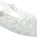 2 x Toddler Sandals Jelly Shoes Girls Unisex Boy Flat Retro Slides Clear Kids Water Slippers Slingback Summer Beach Size 8 Adjustable Buckle Glitter Dress Soft