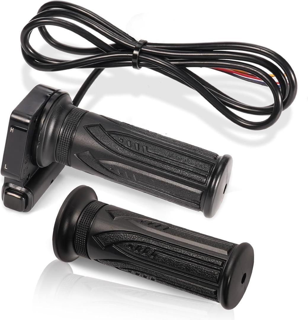 leaptrend 36V Electric Bike Scooter Throttle with Cruise Control Button, Handle Twist Grip Compatible with DYU D3F/D2F/C3/C4 Ebike, Jetson Bolt Pro/Atlas 250 Watts Grip
