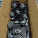 LOYAL TIGER 2000LBS Heavy Duty Furniture Dolly & Mover - 6.4" Carbon Steel Panel with 5X 360 Wheels, Non-Slip Sliders & Lifter for Sofa, Piano, Appliances (Gray)