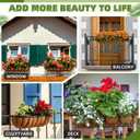 30 inch 3 Pack Trough Coco Liners, Natural Coconut Coir Fiber for Wall Basket Planters, Window Box Liners, Garden Planter Baskets, Fence Flower Baskets (3 Pack, 30 inch)