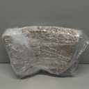 Vertintong Woven Scallop Christmas Tree Collar 24-inch Rattan Christmas Tree Ring Farmhouse Natural Woven Rustic Base Cover Skirt for Xmas Decoration