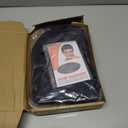 Short Black Purple Wig with 2 Buns for Women, Cosplay Wigs with Bangs Halloween Costume Party Synthetic Two-Bun Hair Style for Adults Women Men