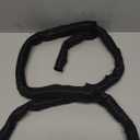 5m Black Braided Cable Management Sleeves Wire Loom Tubing Cord Protector Self-Wrapping Floor Cord Cover