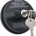 Locking Gas Cap, Lock Fuel Tank Cap Compatible with Toyota Tacoma, 4Runner, Camry - Chevy Silverado 1500, Cruze, Malibu, Camaro - Nissan Altima, Titan, Murano, Sentra, NV1500