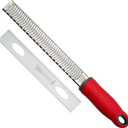 Culinary Fresh Lemon Zester & Cheese Grater with Razor Sharp Stainless Steel Blade: 1 Pack