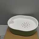 Automatic Parakeet Bird Bath for Cage Large Parrot Shower Bath with Adjustable Water Flow Bird Shower Fountain Indoor Bathtub Stainless Perch Bird Cage Accessory for Birds Cockatiel Conure Budgie