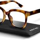 miyya Oversized Blue Light Glasses For Woman, Fashion Computer Screen Glasses, Non Prescription Eyeglasses For Women