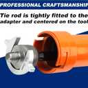 Inner Tie Rod Removal Tool, Master Inner Tie Rod Tool Set with 12 Crowfoot Adapters & 1/2 Inch Drive Tube for Tie Rods Remove & Install