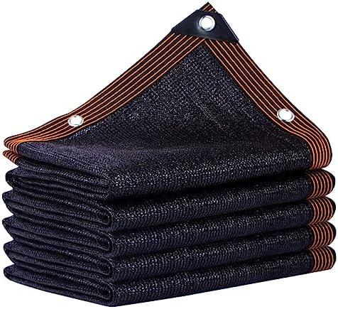 Black Shade Cloth,90% Durable Mesh Tarp with Grommets, Resistant Garden Sun Shade Netting, Shading Antifreezing for Pergola Greenhouse Plants Growing Chicken Coop Shade Cover