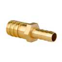 Quickun Brass Hose Barb Reducer 5/8" to 1/2" Barbed Reducer Fitting Reducing Splicer Mender Union Adapter for Air Water Fuel