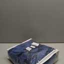 Phating Velvet Waterfall Valance for Living Room, Rod Pocket Swag Valance Curtains with Tassels for Kitchen 1 Panel, Navy, W89 Inches