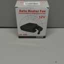 Portable Car Heater and Defroster - 200W Fast Heating in 60s,12V Car Heater that Plugs into Cigarette Lighter,360° Rotatable Windshield Defroster Car Heaters for Vehicle,Car,RV,SUV