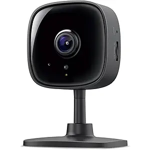 Tapo 1080P Indoor Wired Security Camera  Works as a Baby Monitor & Pet Camera, Motion Detection, 2Way Audio, Siren, Night Vision, SubscriptionFree Local Storage or Optional Cloud, C101