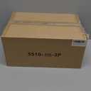 3-Pack Modern Pendant Lights for Kitchen Island, Adjustable Black Pendant Light Fixtures with Brown Wood Grain, Industrial Glass Pendant Lights for Dining Table Hallway Bedroom Living Room