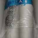 YISURE 108 inch Long Frosted Shower Curtain, Super Extra-Long 9ft Shower Curtain Liners, PEVA Waterproof Patio Curtain Set with 3 Magnets 72x108, 12 Pack Stainless Steel Hooks Included