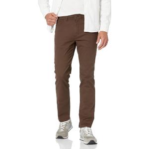 Amazon Essentials Men's Chino, Slim-Fit Pants with 5-Pockets, Comfort Stretch (Previously GoodThreads) (34W x 32L, Brown)