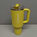 STANLEY Quencher ProTour Flip Straw Tumbler with Leakproof Lid | Built-In Straw & Handle | Cupholder Compatible for Travel | Insulated Stainless Steel Cup | BPA-Free (40 Ounces, Daffodil)